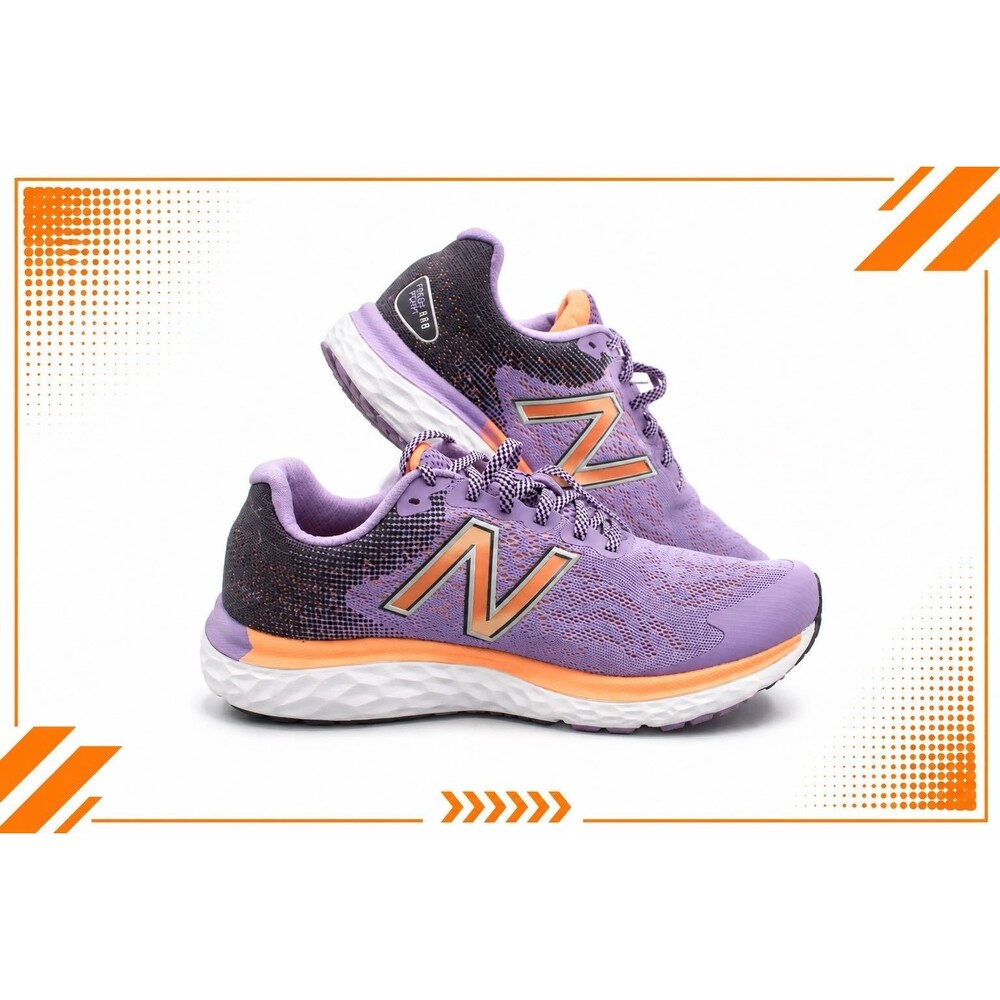 New Balance Fresh Foam 680 V7 Running Shoes Womens  Purple US 8.5